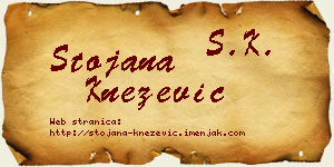 Stojana Knežević vizit kartica